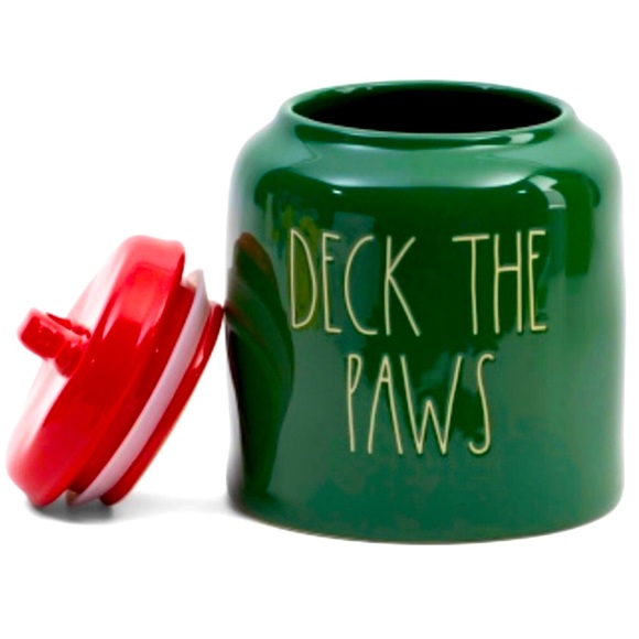 Rae Dunn “DECK THE PAWS” Canister - Picture 4 of 5
